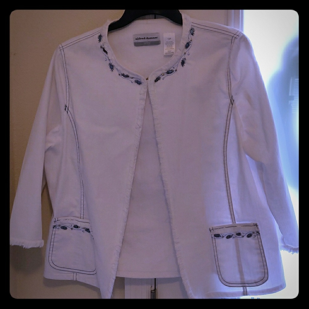 White Denim jacket